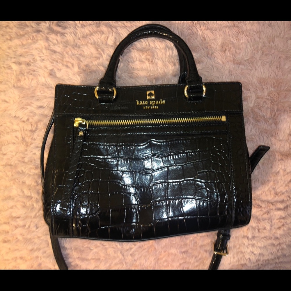 Kate spade croco purse